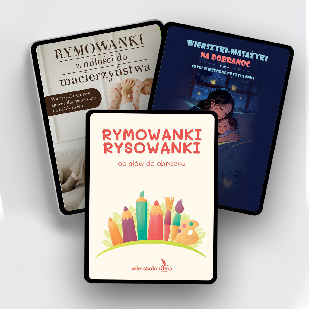 Pakiet trzech e-booków. „Rymowane chwile bliskości i wyobraźni”